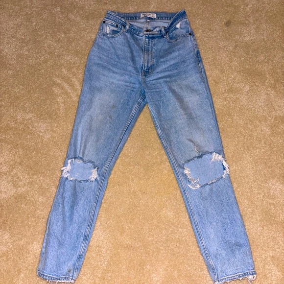 Abercrombie 90’s straight curve love jeans - Picture 1 of 2